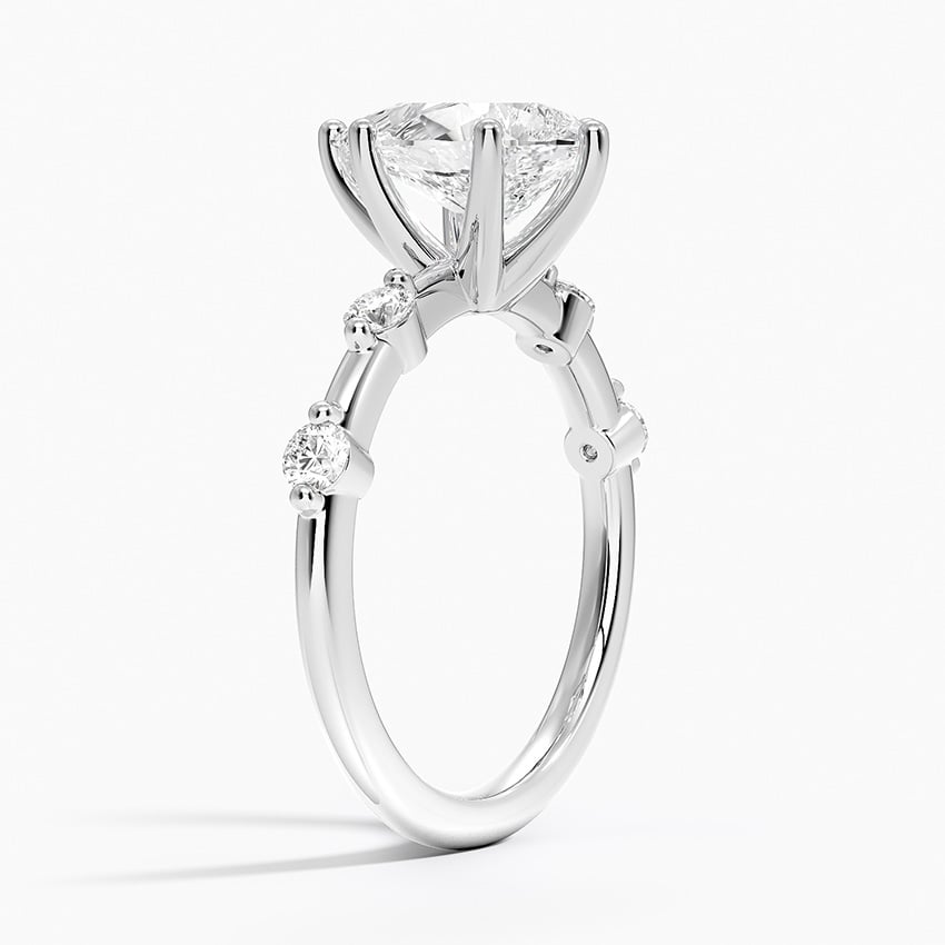 18K White Gold Aimee 1.7mm Diamond Ring