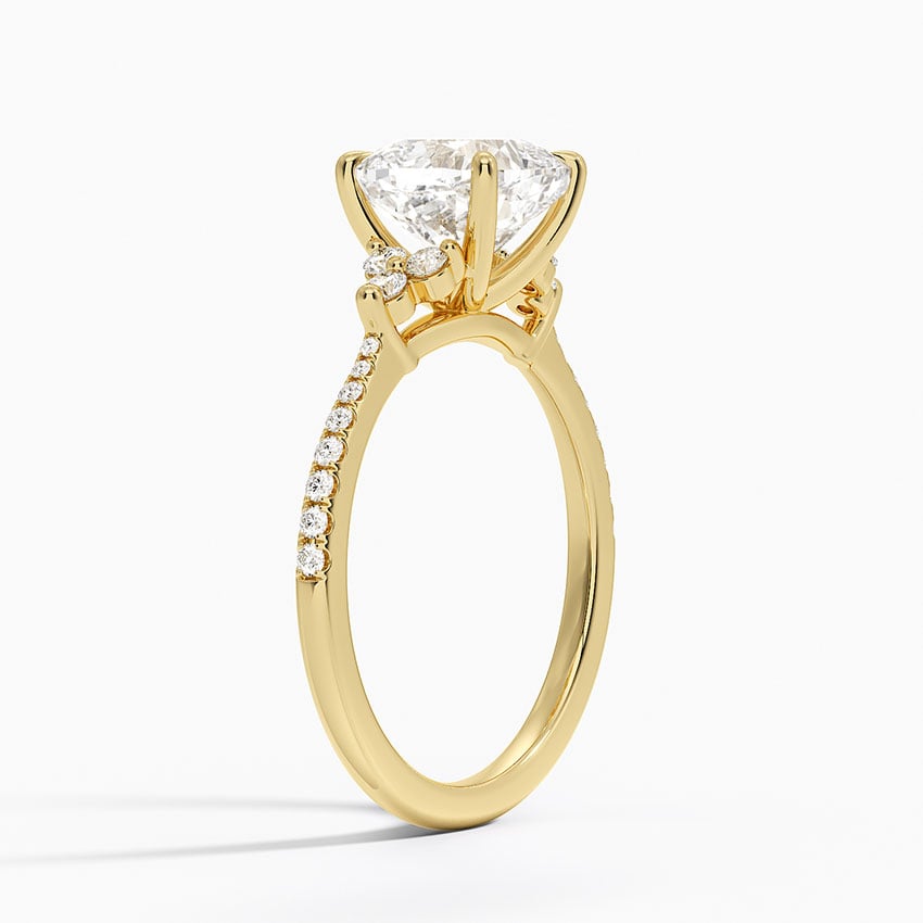 Trio Cluster Pavé Diamond Ring