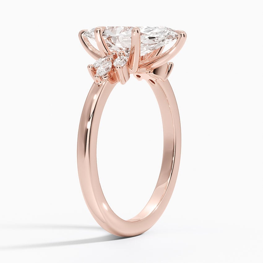 14K Rose Gold Stella Diamond Ring