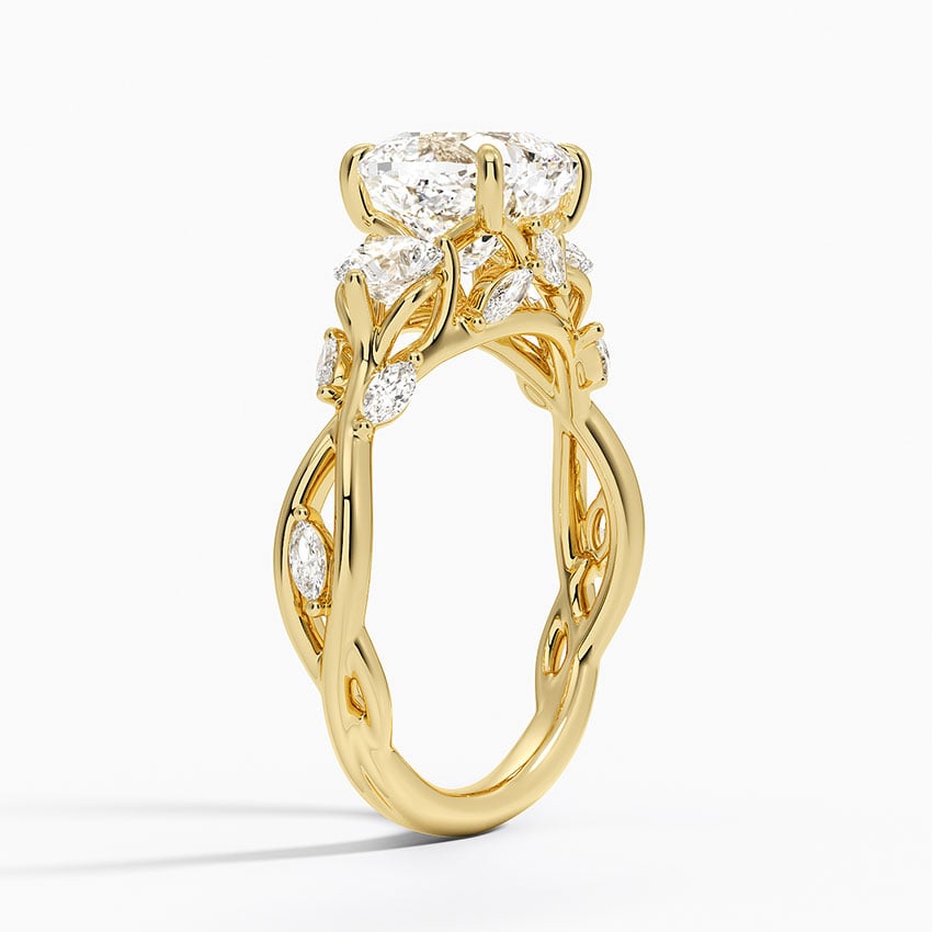 Secret Garden Three Stone Diamond Ring
