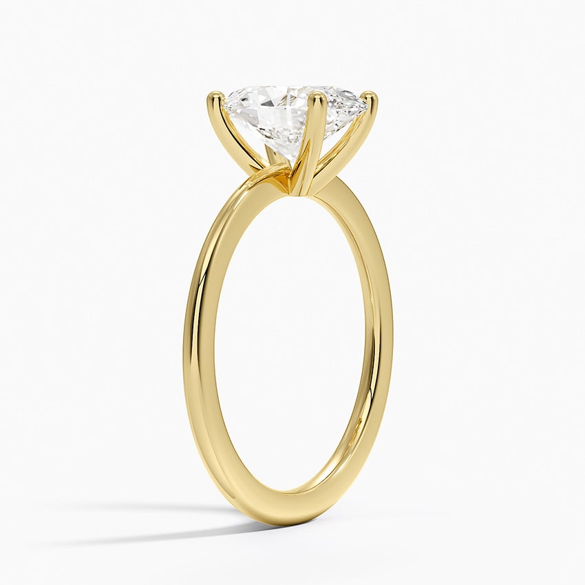 Thin Band Engagement Ring - Aimee