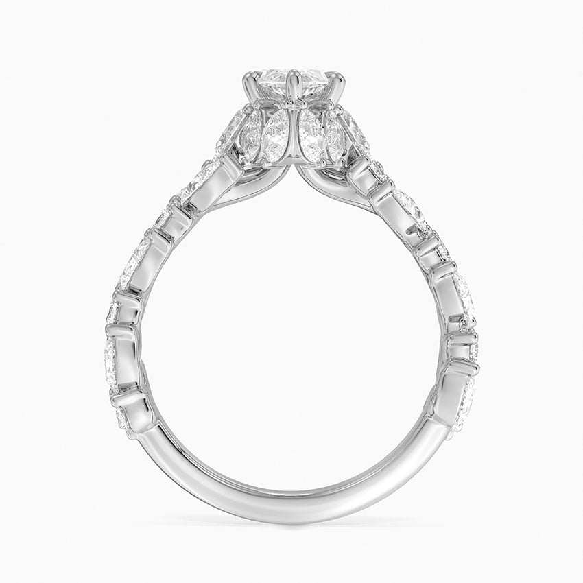 Olivetta Double Row Diamond Ring (2 1/2 ct. tw.) in Platinum