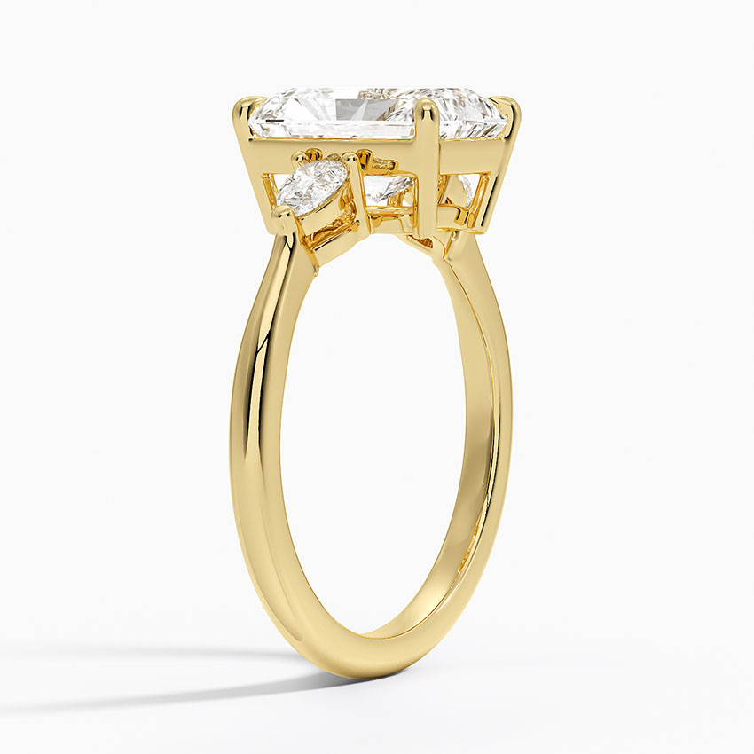 Petite Opera Three Stone Diamond Ring - Brilliant Earth