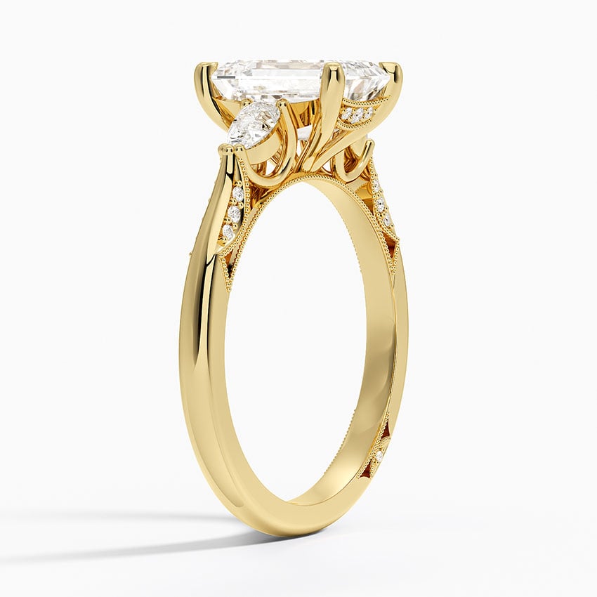 18K Yellow Gold Simply Tacori Three Stone Diamond Ring (1/3 ct. tw.)