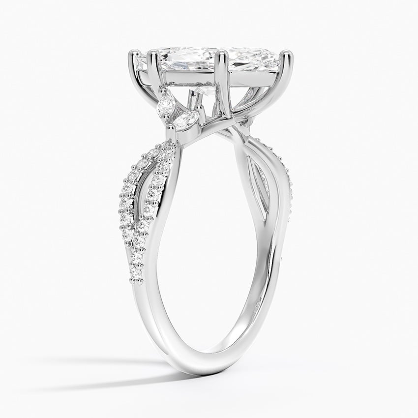 18K White Gold Luxe Willow Diamond Ring (1/4 ct. tw.)