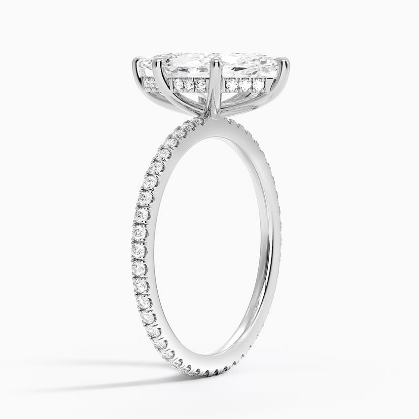 Perfect Fit Hidden Halo Eternity Diamond Ring