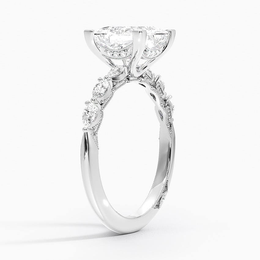 Tacori Sculpted Crescent Engagement Ring