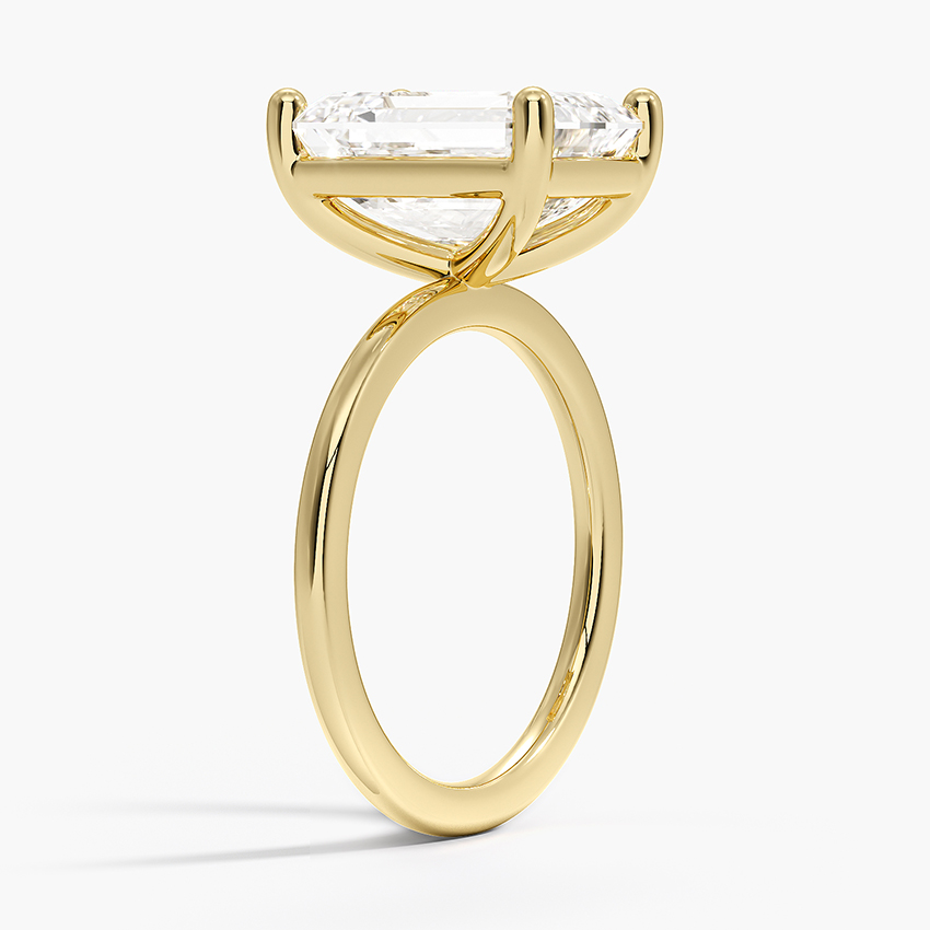 18K Yellow Gold Perfect Fit Solitaire Ring