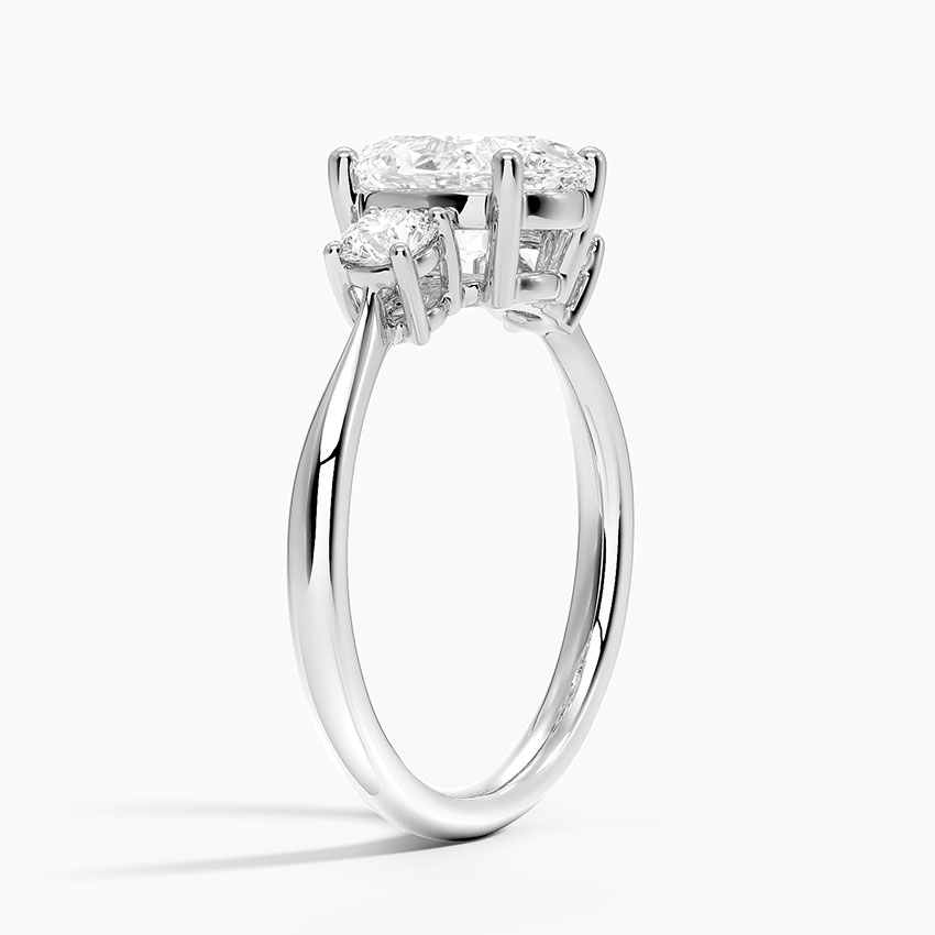 18K White Gold Selene Three Stone Diamond Ring (1/3 ct. tw.)