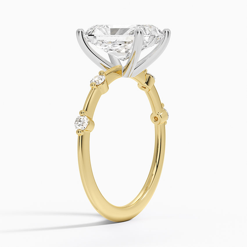 Two Tone Engagement Ring
