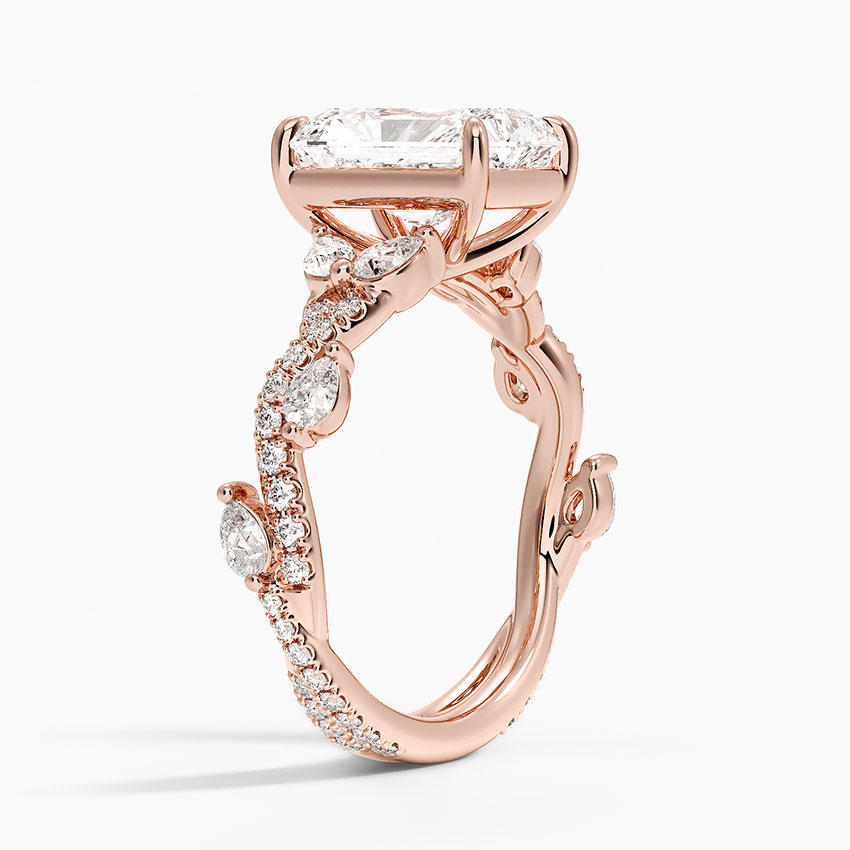 14K Rose Gold Vintage Secret Garden Diamond Ring (2/3 ct. tw.)