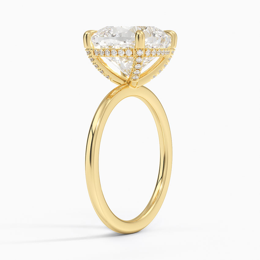 18K Yellow Gold Lumiere Diamond Ring