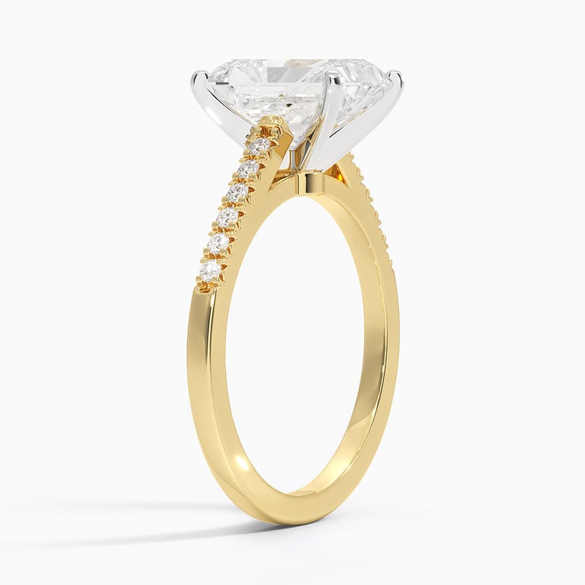 18K Yellow Gold Sonora Diamond Ring