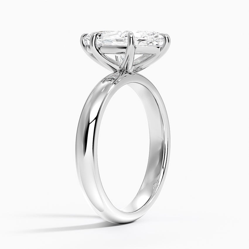 18K White Gold Audrey Perfect Fit 3mm Solitaire Ring