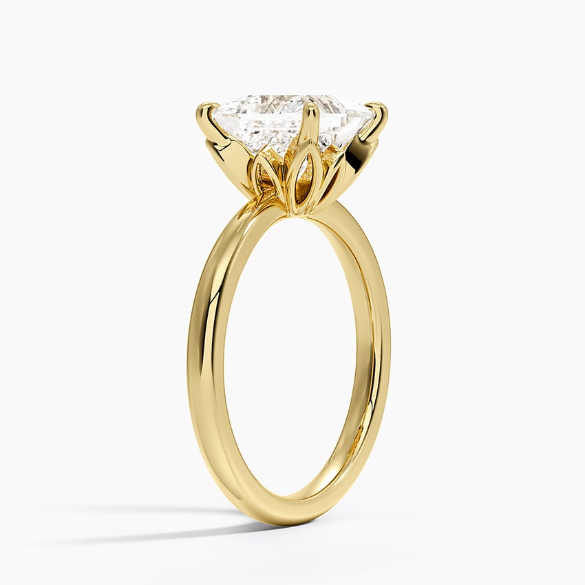 Petal 2mm Solitaire Engagement Ring