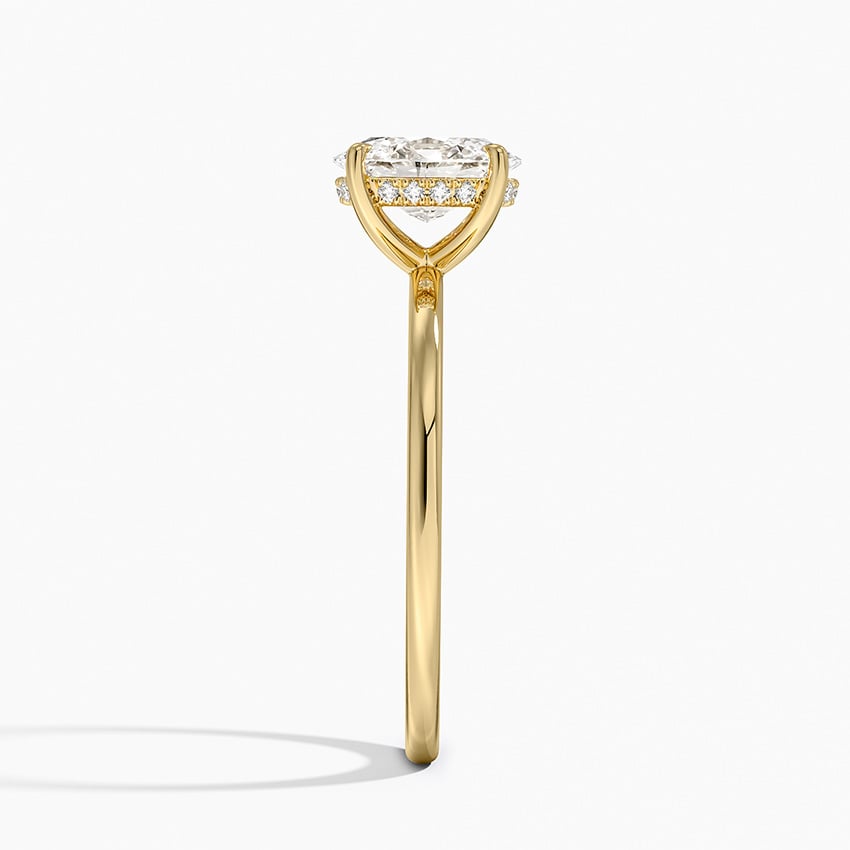 18K Yellow Gold Audrey Perfect Fit Hidden Halo Diamond Ring