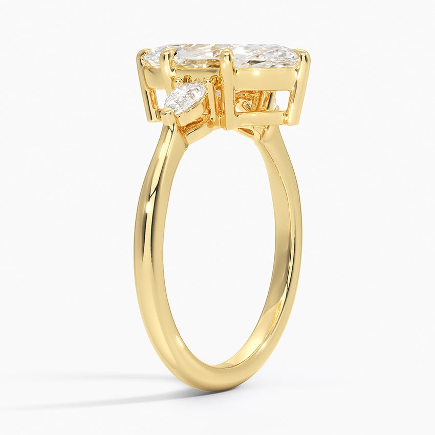 Petite Opera Three Stone Diamond Ring - Brilliant Earth