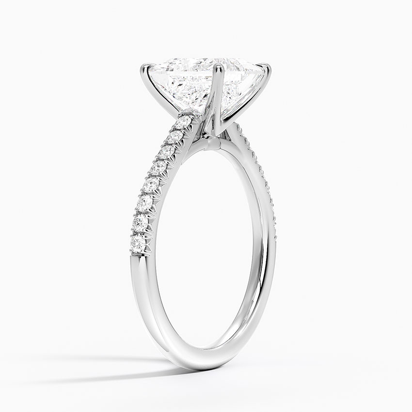 Cathedral Pavé Diamond Ring
