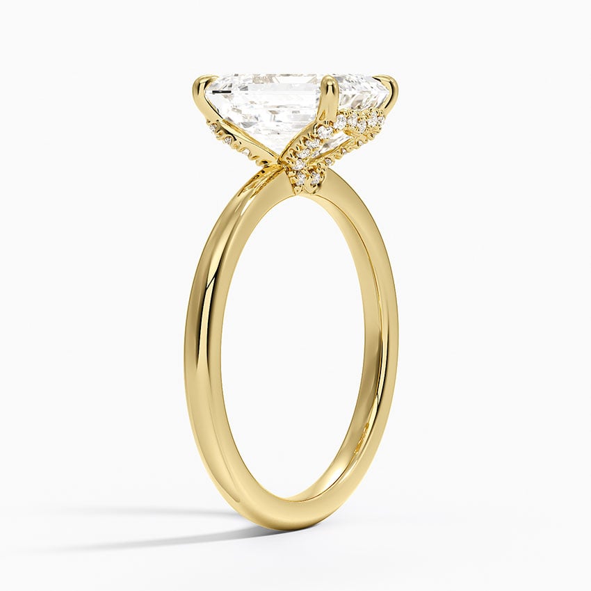 Hidden Heart Diamond Ring