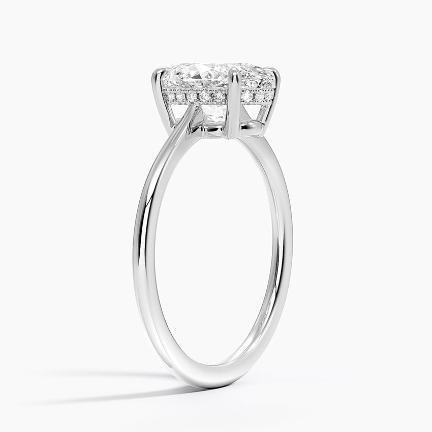 Elle Hidden Halo Diamond Ring