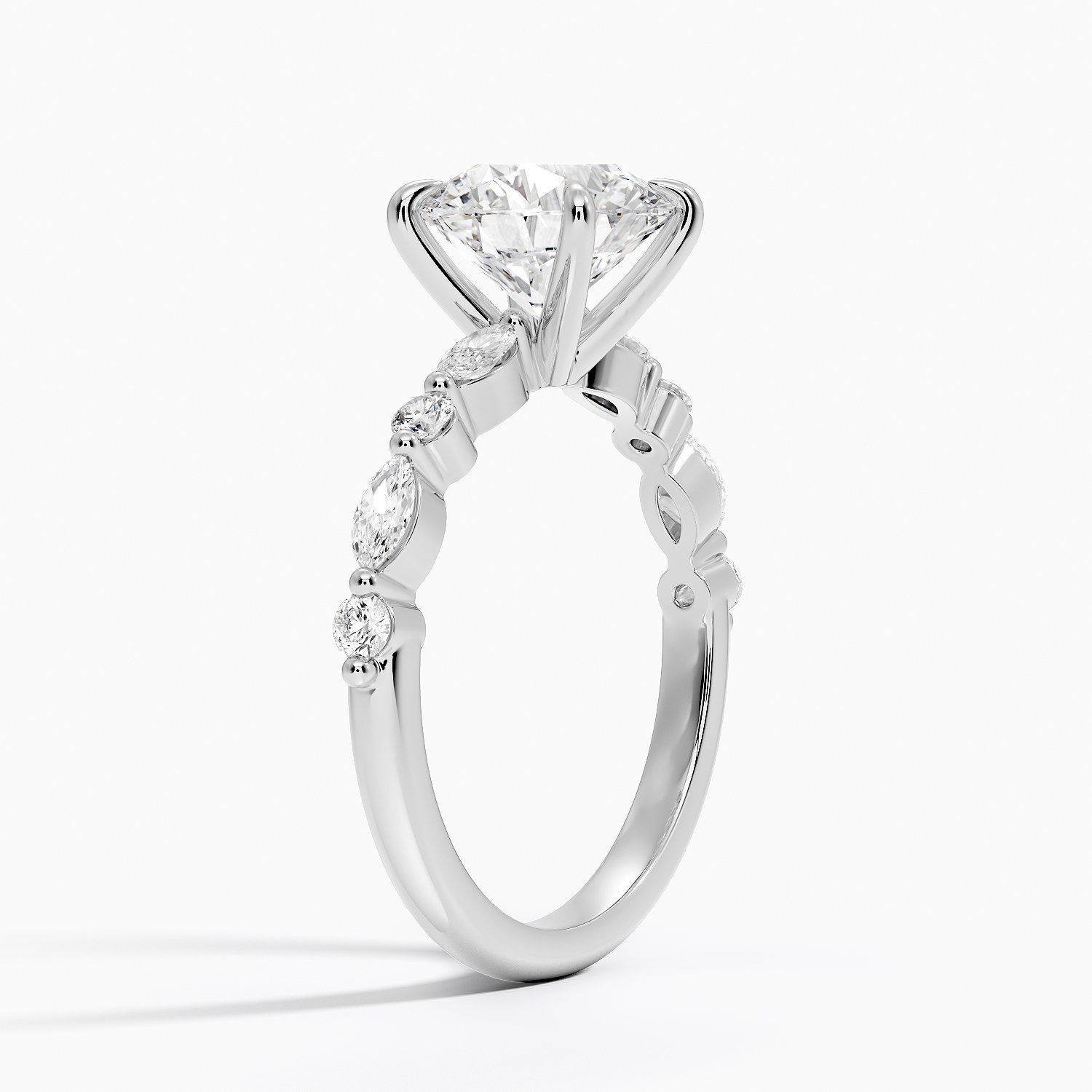 Platinum Versailles Half-Coverage Diamond Ring (1/3 ct. tw.)
