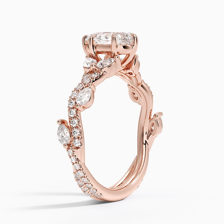 14K Rose Gold Vintage Secret Garden Diamond Ring (2/3 ct. tw.)