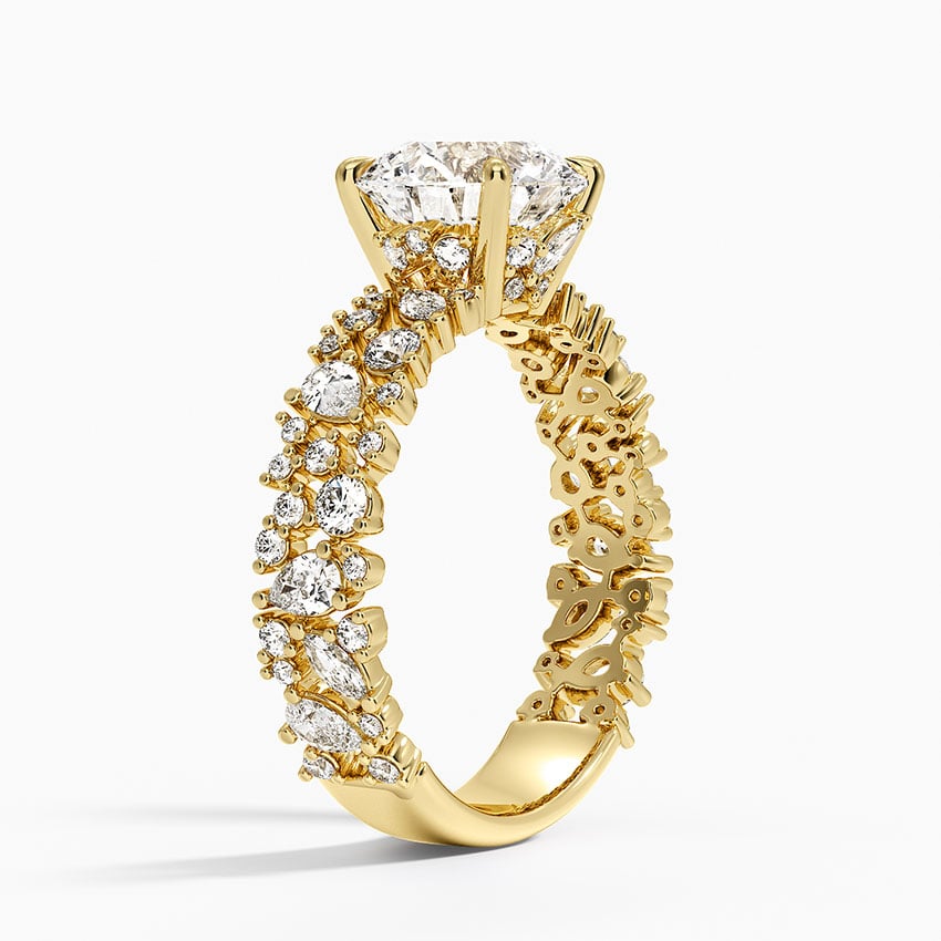 18K Yellow Gold Glacé Diamond Ring (3/4 ct. tw.)