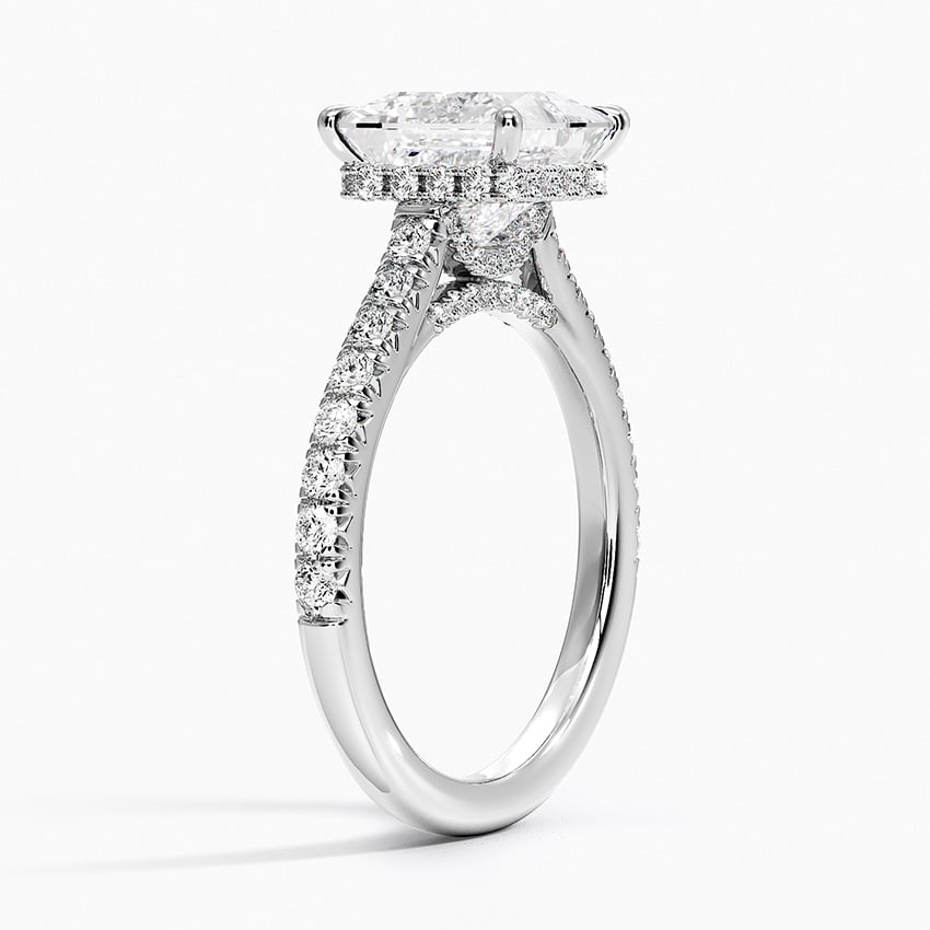 French Pavé Diamond Ring Setting