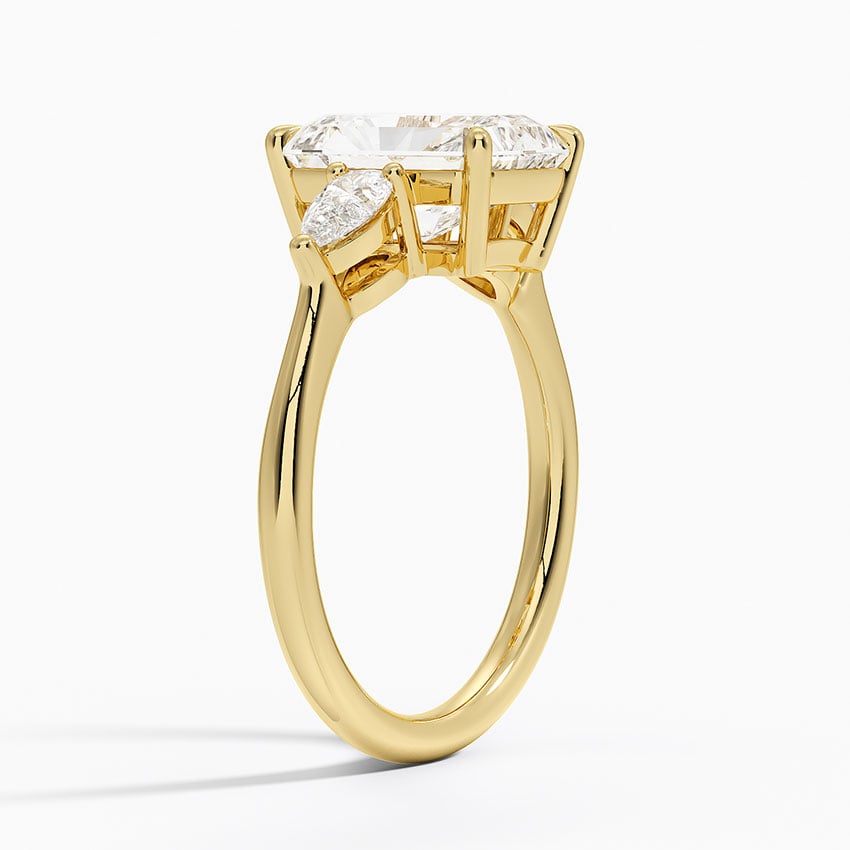 Opera Diamond Three Stone Engagement Ring