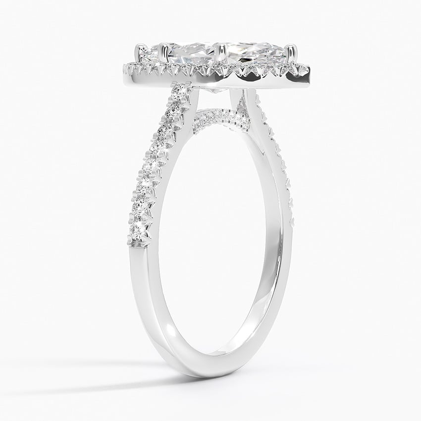 Adorned Odessa Halo Diamond Ring - Brilliant Earth