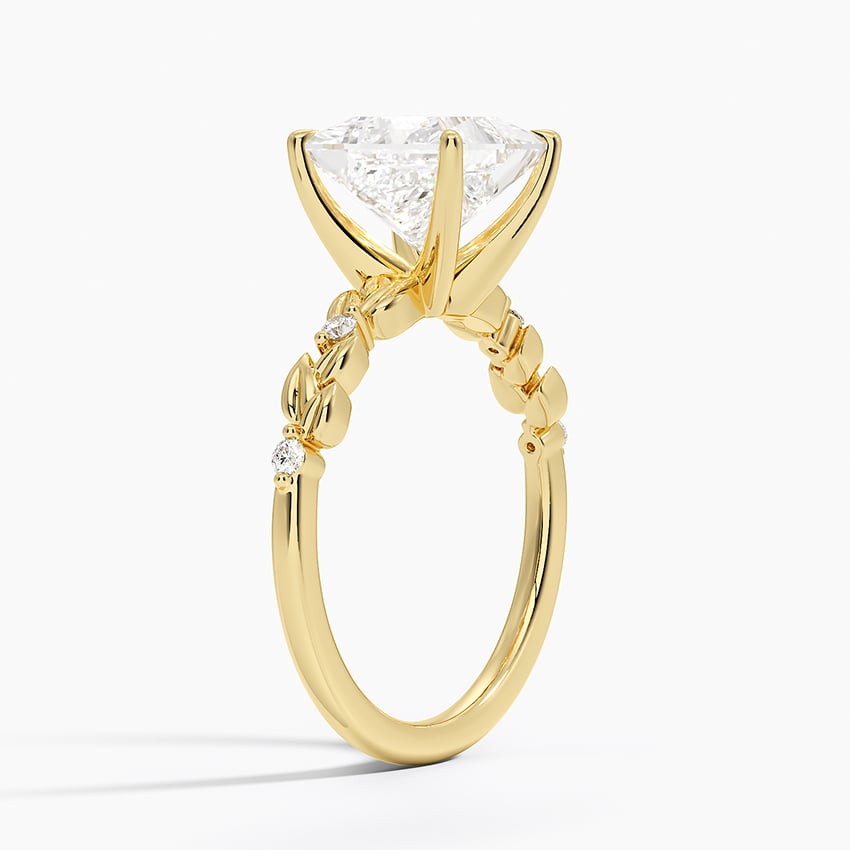 Leaves and Buds Diamond Ring