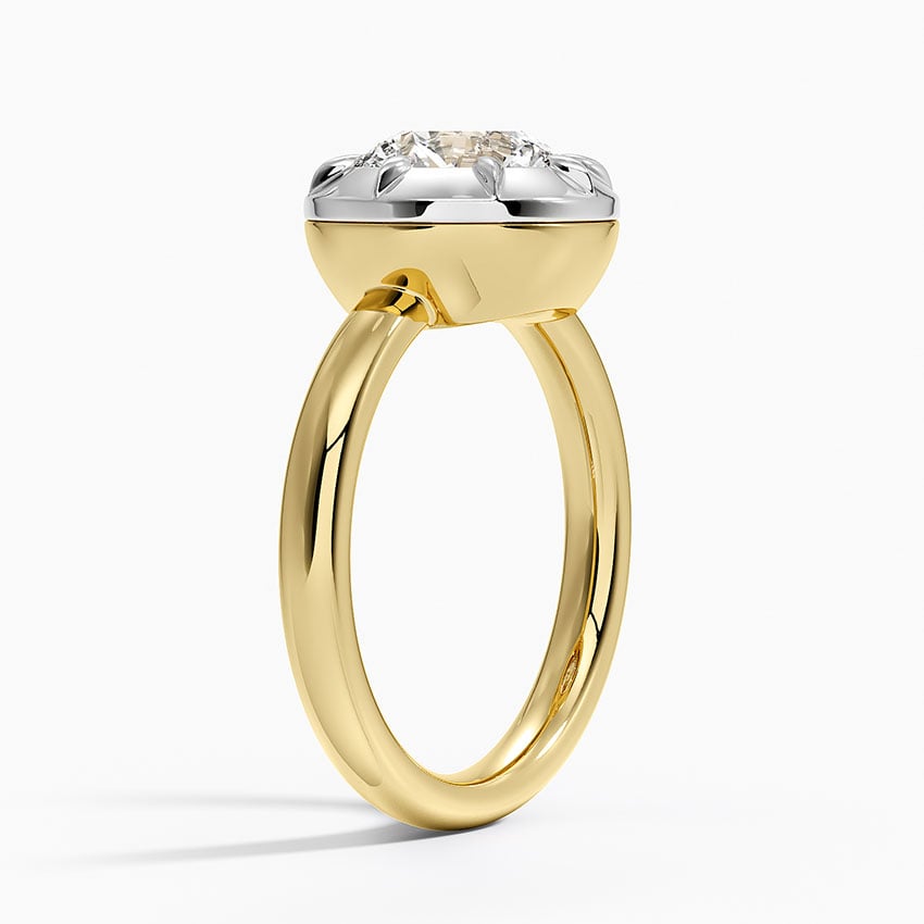 Harper Mixed Metal Solitaire Ring