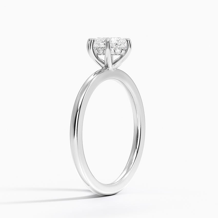 18K White Gold Sydney Perfect Fit Six-Prong Diamond Ring