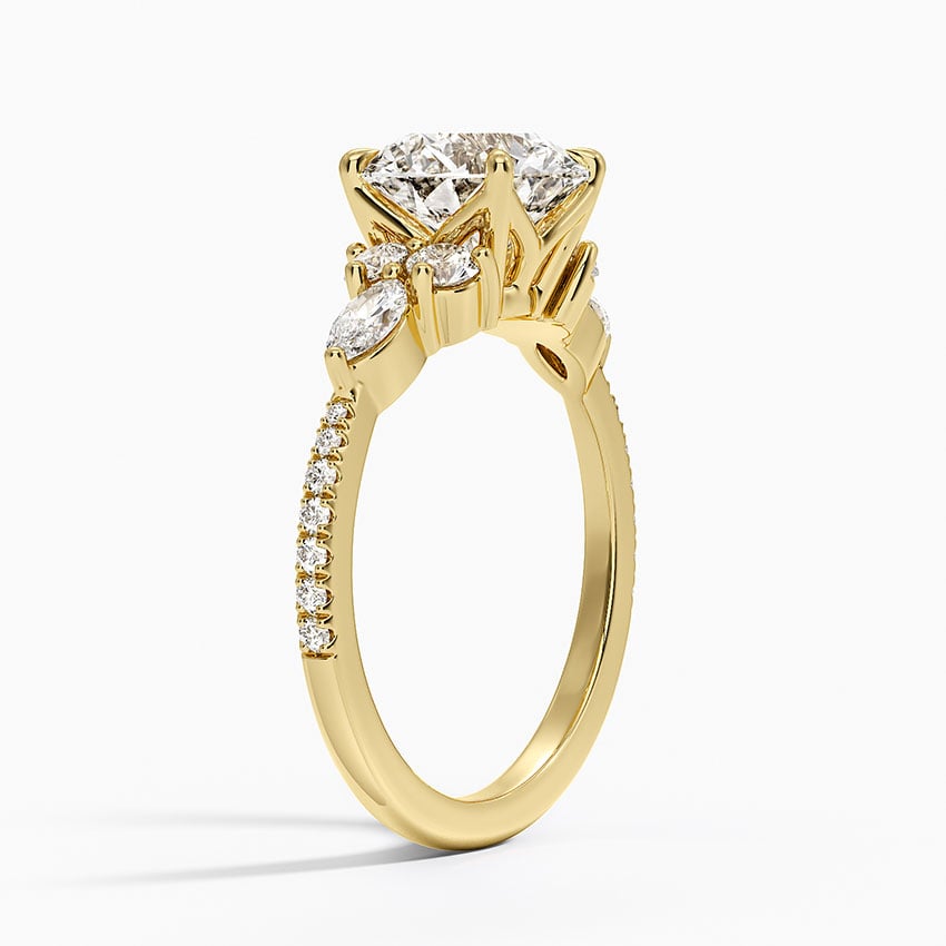 18K Yellow Gold Luxe Nadia Pavé Diamond Ring (1/2 ct. tw.)
