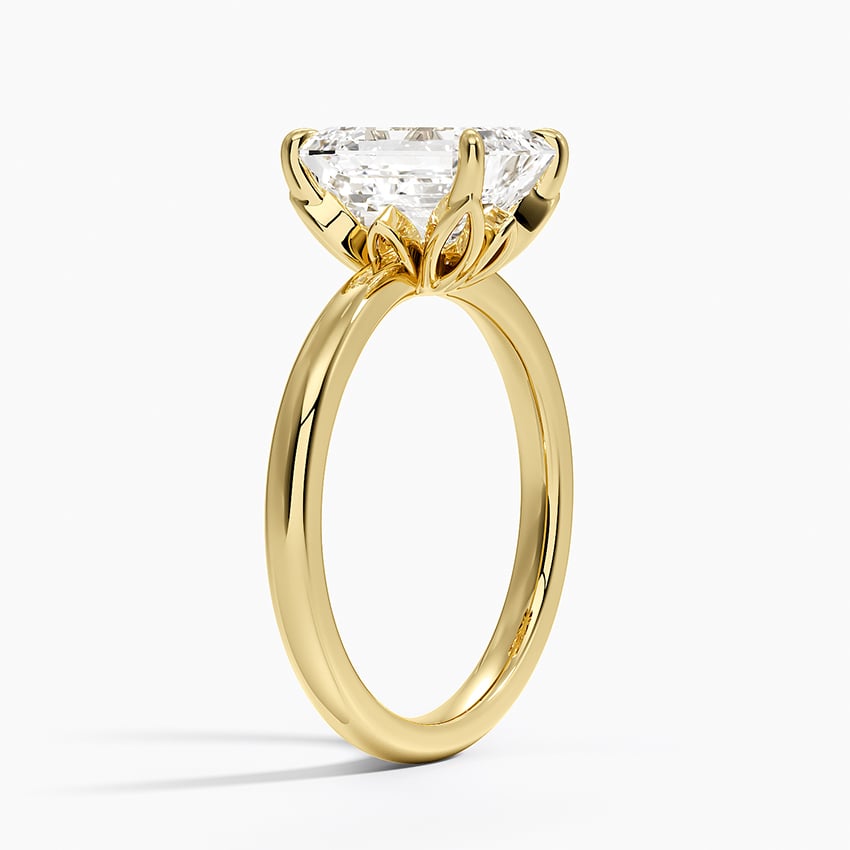 Petal 2mm Solitaire Engagement Ring