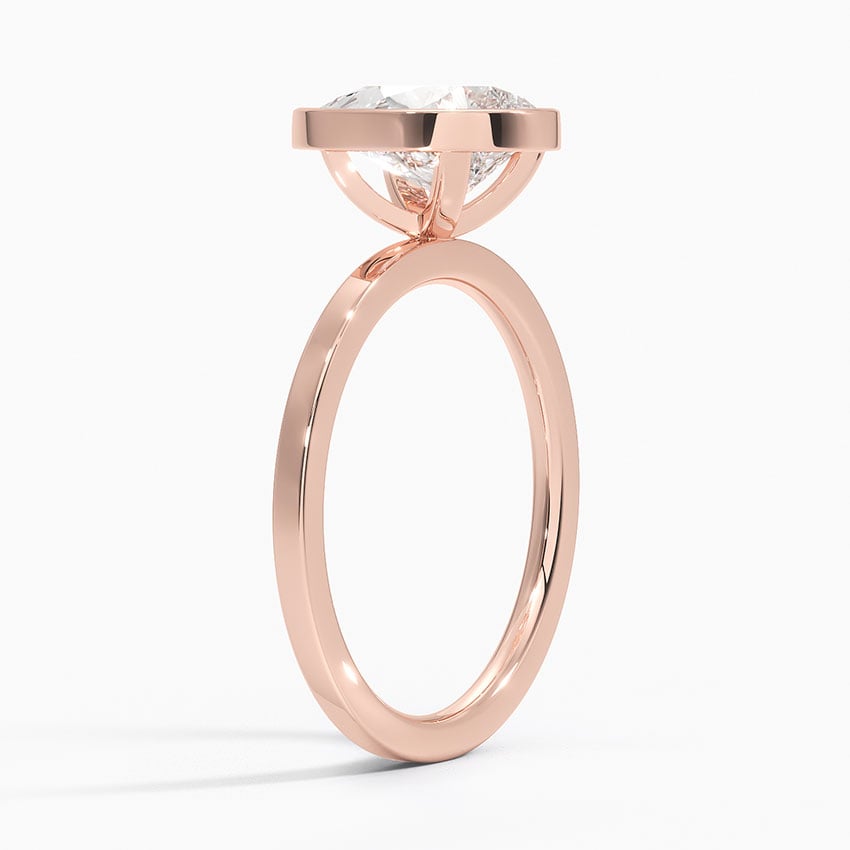 14K Rose Gold Noemi Bezel Ring