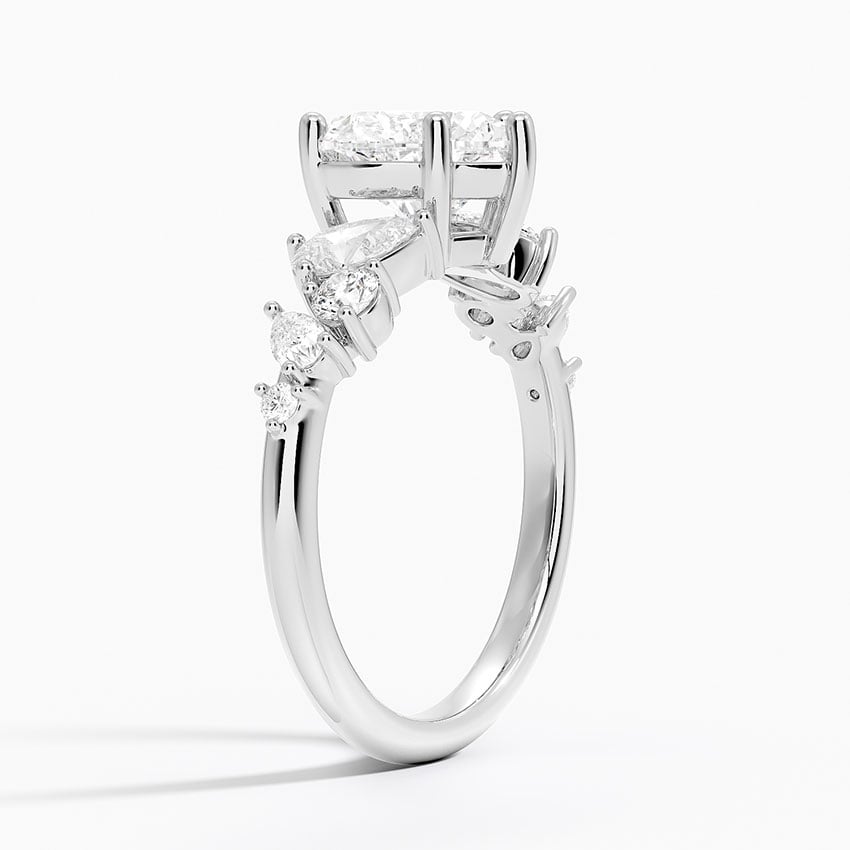 Olivetta Tapered Diamond Ring