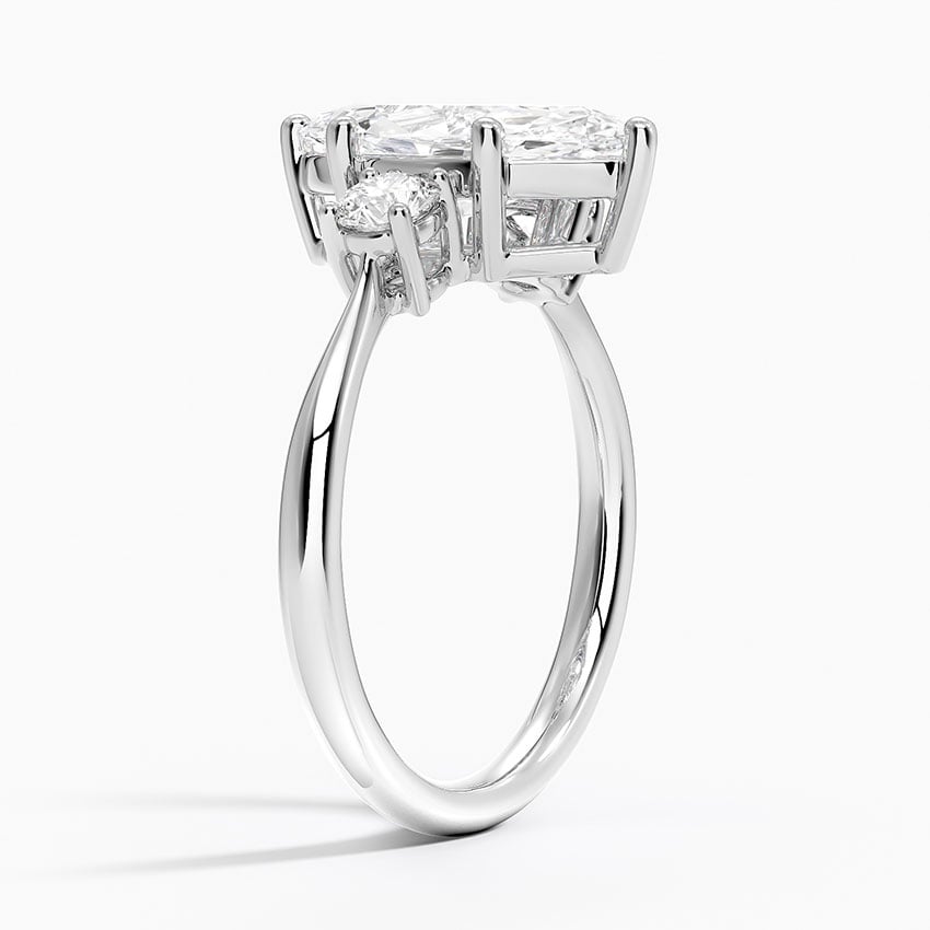 18K White Gold Selene Three Stone Diamond Ring (1/3 ct. tw.)