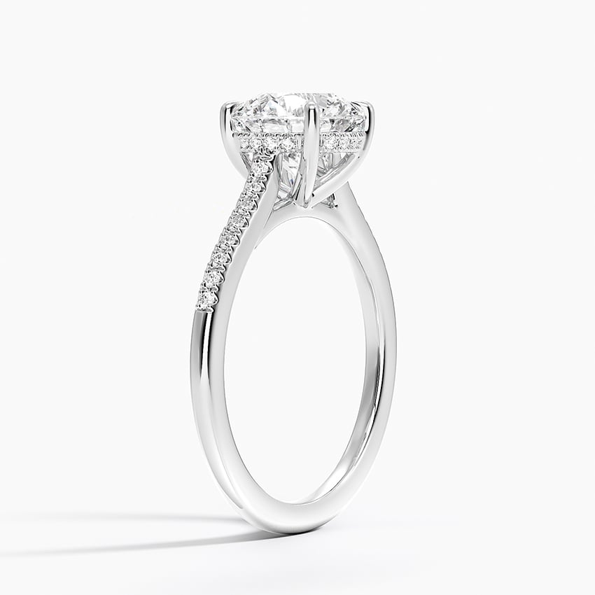 Lissome Half-Coverage Diamond Ring