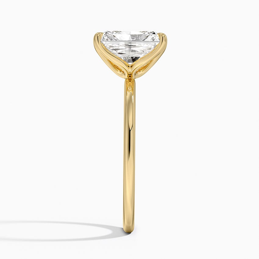 18K Yellow Gold 1.5mm Petite Elodie Perfect Fit Solitaire Ring