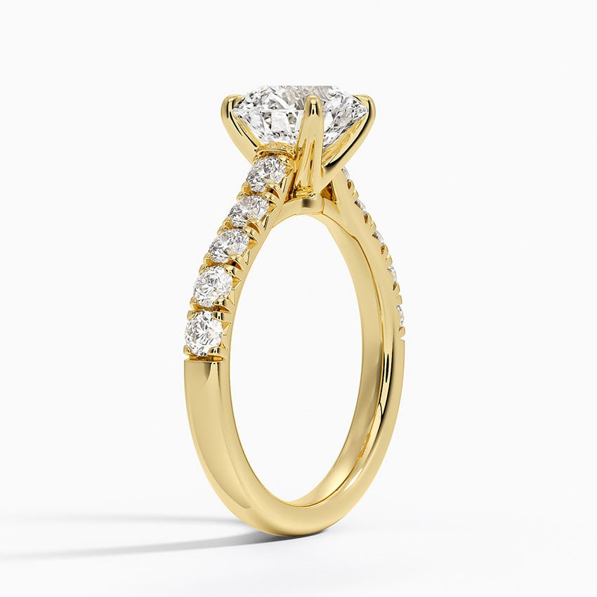18K Yellow Gold Anthology Half Coverage Diamond Ring (1/2 ct. tw.)