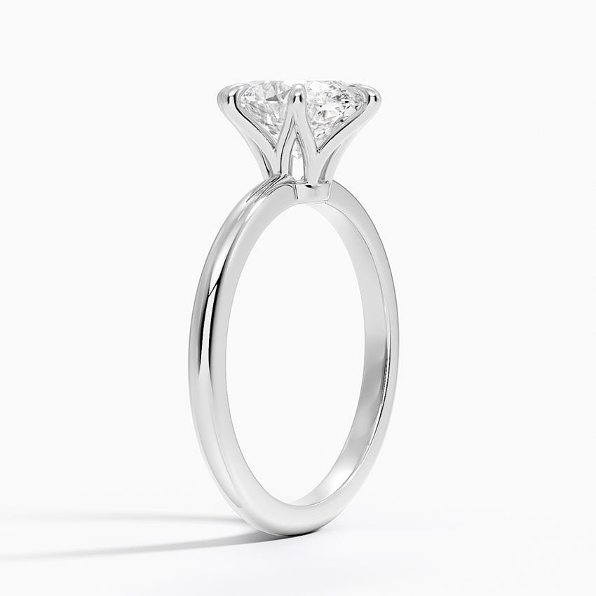 18K White Gold Esme 1.8mm Ring