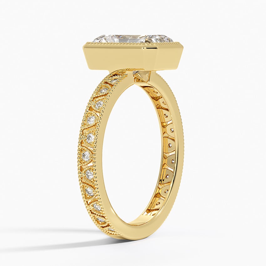 18K Yellow Gold Sinclair Art Deco Diamond Ring (1/6 ct. tw.)