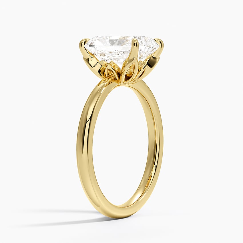 Petal 2mm Solitaire Engagement Ring