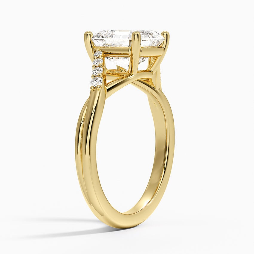 14K Yellow Gold Chamise Diamond Ring (1/15 ct. tw.)