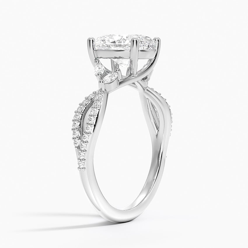 18K White Gold Luxe Willow Diamond Ring (1/4 ct. tw.)
