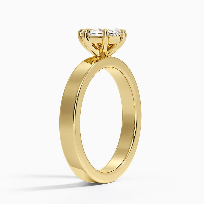 Peyton 3mm Solitaire Ring in 18K Yellow Gold