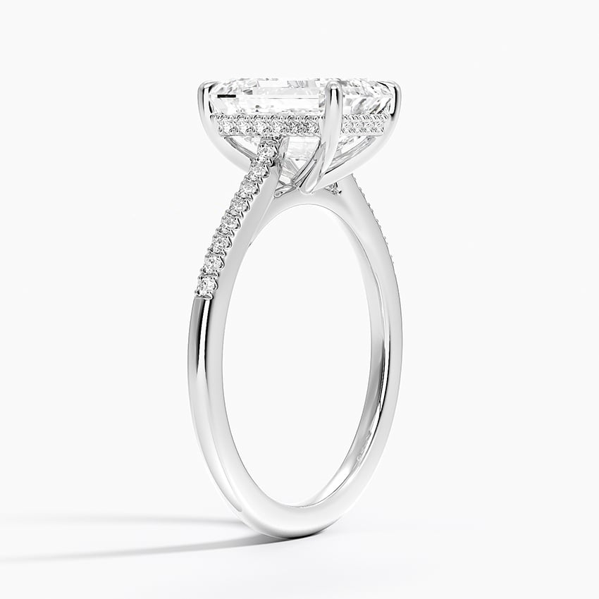 Lissome Half-Coverage Diamond Ring