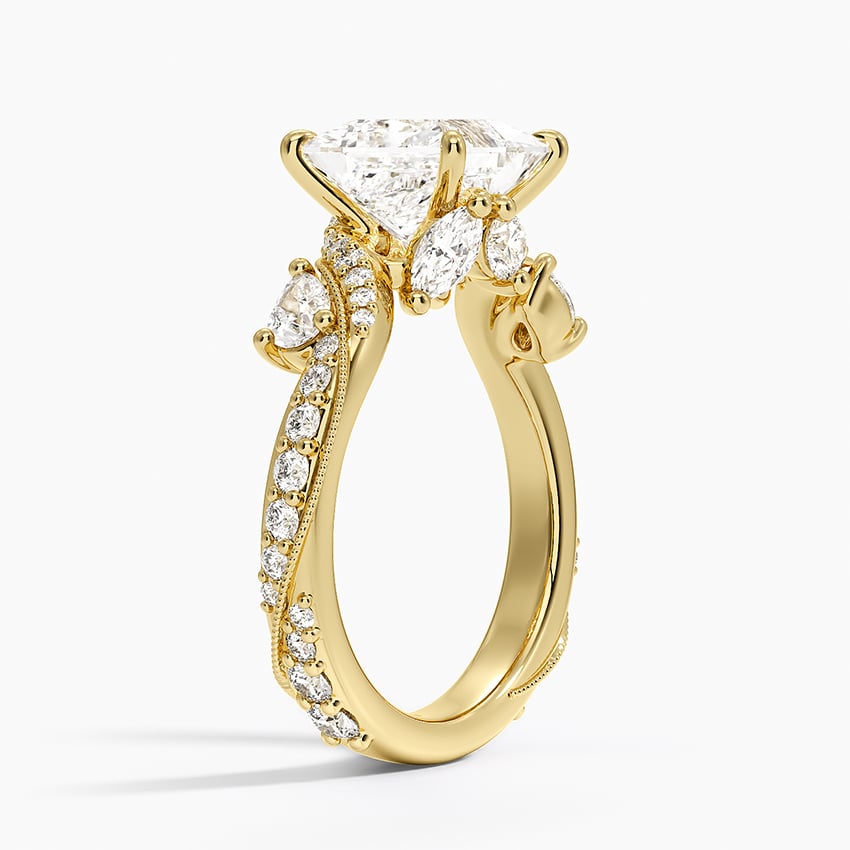 Grand Camellia Diamond Ring