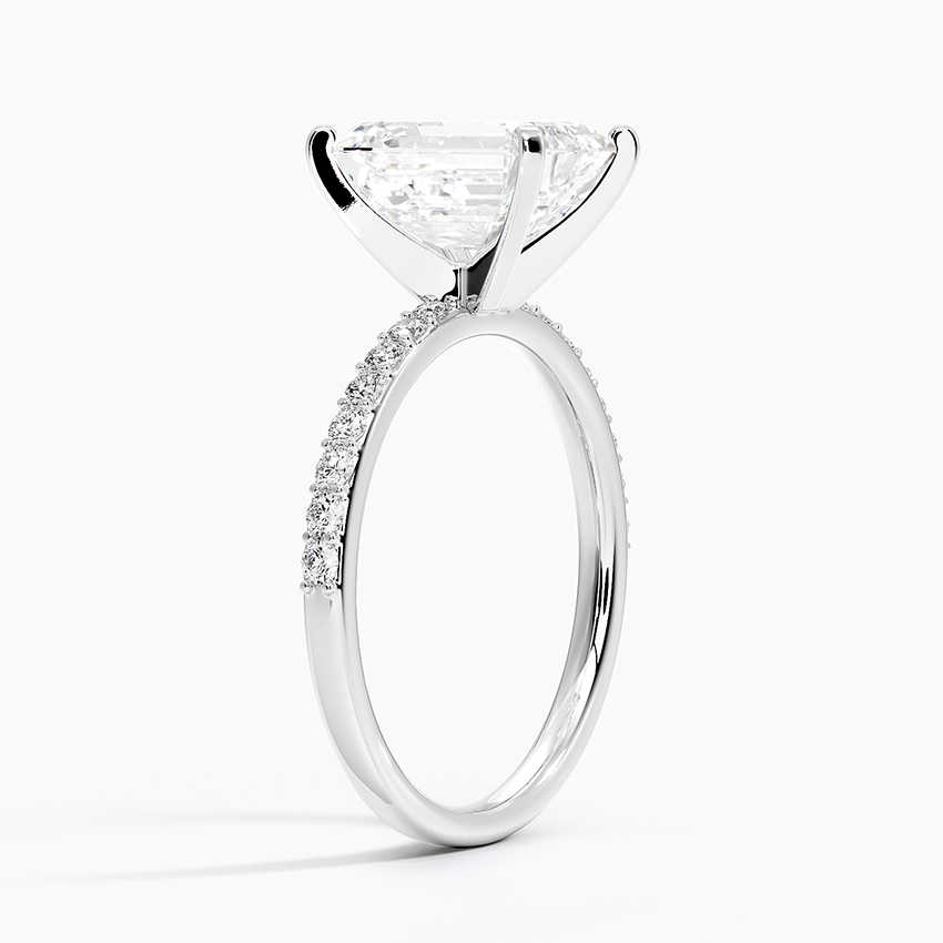Classic 6 prong Zircon Ring Luxury Engagement Wedding - Temu
